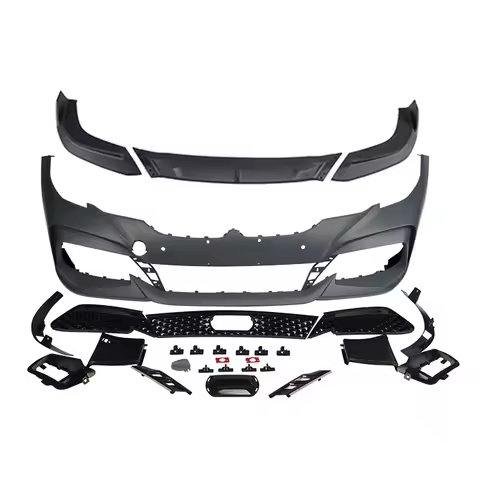 Yofer Universal Car Front Bumper Lip Splitter Grill Diffuser Body Kit Spoiler Bumpers for 3