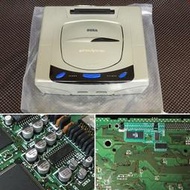 世嘉 土星 Sega Saturn 初代雙燈版 主機 主板電容全部換新 記憶體擴充Mod 全新直讀芯片改機 SS