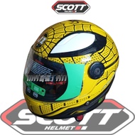 Helm Full Face Anak Scott / helm full face anak anak cowok / Helm FullFace Scott Helm Murah SNI ORIG