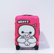 SWISHNAVY ผ้าคลุม กระเป๋าเดินทาง ล้อลาก ลายการ์ตูน แบบยืด รุ่น LUGGAGE COVER กันน้ำ ซักได้