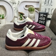 Sam/ba OG ID0477 burgundy low cut casual board shoes