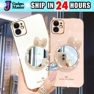 Honor X6a X6b X7 X7a X7b X8 X8a X8b X9 X9a X9b 70 90 Lite 200 Pro ribbon circle mirror protect soft 