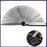 【BET】32pc Feeler Gauge Stainless Steel Measuring Tool Set 0.001-0.04' 0.03-1.00mm[my]