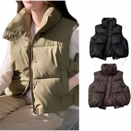 [ Leather Waistcoat - Ready Stock ] Women's Leather Waistcoat for Warm Winter Wear, 3 thick layers, 