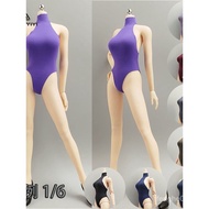 1/6 Female Soldier High Neck One-Piece Swimsuit 40cm BJD Baby Clothes 30CM Movable Model Body Baby C