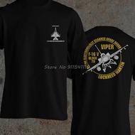 F-16 Viper Fighting Falcon with AESA Radar by Lockheed Martin Electronic Warfare  Men Cotton Tees Ha