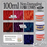 [Qwerky] Non-Damaging Semi-Permanent Plant-Based Conditioning Hair Dye Colour 100ml