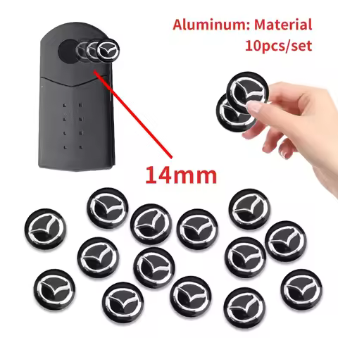 Car Key Logo Sticker Emblem Badge Aluminum DIY For Mazda 3 Alexa CX30 CX-4 CX5 CX-5 CX8 CX-8 CX-30 C