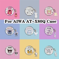 READY STOCK For AIWA AT-X80Q Case Cartoon Interesting Transparent for AIWA AT-X80Q Casing Soft Earph