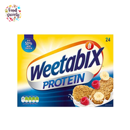 Weetabix High Protein Wholegrain Wheat Cereal x 24 Biscuits  วีทาบิ๊ก ซีเรียลธัญพืชโปรตีนสูงข้าวสาลี