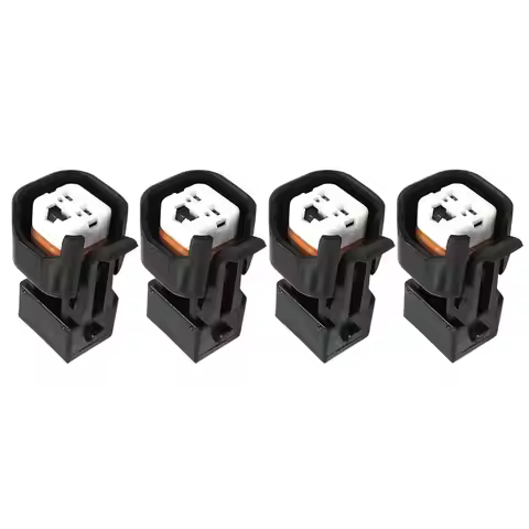 4pcs Fuel Injector Adapter Connector Fit For USCAR EV1 To EV6 & EV14 LS1 LS2 LS3