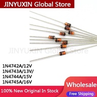 10Pcs 1N4742A 12V 1N4743A 13V 1N4744A 15V 1N4745A 16V DO-41 in Stock wholesale