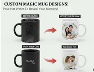 (KL Seller) Custom Colour Changing Magic Mug Gift Mug Birthday Mug / Magic Cup / Photo Cups / Photo 