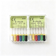 6pcs / box Hand Use File K-FILES 21mm/25mm/28mm/31mm