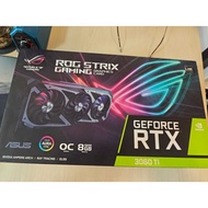 ASUS ROG STRIX RTX 3060 Ti O8G Gaming 8GB Triple Fan Used GPU Good Condition