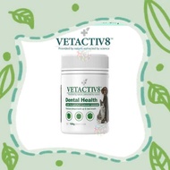 VETACTIV8 50g w/ Ascophyllum Nodosum Seaweed Reduce Plaque & Bad Breath Dental for Cat Dog Meds LC