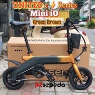 Sepeda Lipat Listrik E Folding Bike United Mini Io 12 Inch TAD1
