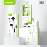BAVIN HX872 HiFi BASS USB-C In-Ear Headphone Headset With Microphone Stereo Sounds Wired Earphone