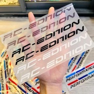 RC Fork Sticker edition 3 Colors, High Quality Decal That Doesn't Fade, Waterproof