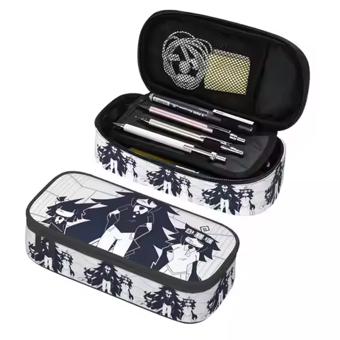 FPE Miss Circle Doodle Cartoon Game Pencil Cases Pencil Pouch Storage Stationery Supplies Big Capaci