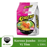 MÌ KORENO JUMBO TÔM TÚI 1KG ( 10 GÓI x 100GR ) 40794