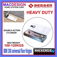 ☀ ➜ ┇ BESSER 300 HEAVY DUTY PIVOT FLOOR SPRING HINGE DOOR HOLD OPEN 100 TO 120KG
