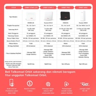 hkm 281 / hkm281 orbit pro modem telkomsel wifi 4g high speed