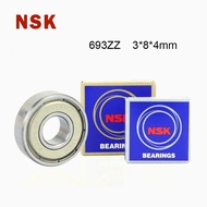 Japan NSK 693ZZ Bearing 3*8*4 mm Computer Fan Ball Bearings 693ZZ ABEC-9 PC Cooling Case Fans R-830z