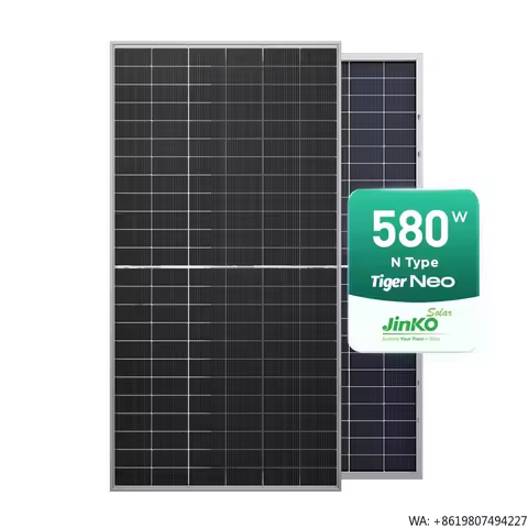 Jinko Tiger Neo 72HL4-BDV 560-580 Watt N-type Solar Panels 560W 565W 570W 575W 580W Bifacial PV Modu