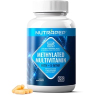 Methylated Multivitamin for Men Women - 5-MTHF Riboflavin Vitamin B2 B6 B12 B Complex Trimethylglyci