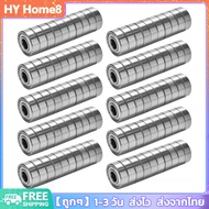 [Fast Delivery] 100pcs 608ZZ Carbon Steel Single Row 8x22x7mm ABEC-7 Miniature Ball Bearings