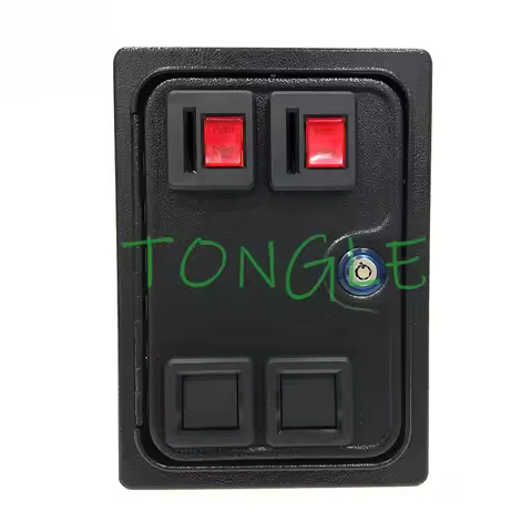 Double Token Arcade Game with Switch, Pinball Coin Acceptor, Arcade Cabinet, Basketball Machine, 25 