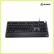 ✾ ✌ ◿ RAKK Sari V2 RGB Usb Built-in Wristrest Doubleshot Keycaps Gaming Keyboard