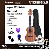 Kaysen 23" Concert Ukulele Package/ Hawaii Guitar/ Gitar Kecil/ Kapok/ F310/ Combo/ Standard/ Beginner (23inch/ UKU1-24)