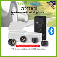 70mai M500 TPMS External Tyre Pressure Sensor T04 with App Control