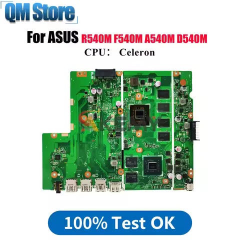 X540MB Laptop Motherboard For ASUS VivoBook X540MAS X540MB A540M F540M X540MAR R540M D540M X540M Mai
