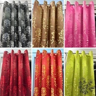 Venus brocade satin 1pc ring curtain 5ft to 10ft