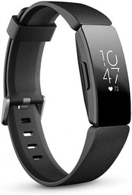 fitbit - Fitbit Inspire HR心率健身追蹤器 S L 心率手環 1 個生物識別顯示器(黑色)平行進口