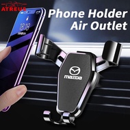 Mazda Car Air Vent Phone Holder 4.7-7 inch Gravity Smartphone Stand For Mazda 2 3 CX5 CX30 CX8 CX3 M