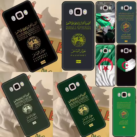 Algerian Algeria Passport Phone Case For Samsung Galaxy J5 J3 J7 A5 J1 2016 2017 J2 Core J8 A9 J4 J6