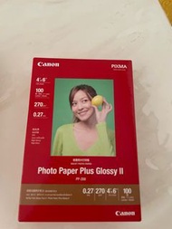 Canon 相紙 PIXMA Photo Paper Plus Glossy II  (100 sheets)