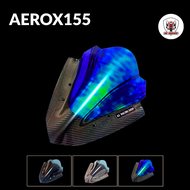 ชิวหน้า YAMAHA AEROX155 อะคริลิคหนา 3 มิล เลเซอร์เนียนลับขอบทุกชิ้นงาน