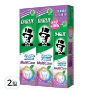 DARLIE 好來 雙重薄荷多效護理牙膏180g 2條 + 80g  2組  440g