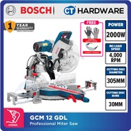 BOSCH GCM 12 GDL SLIDING MITER SAW 12"  2000W ( GCM12GDL )