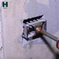 [Homyl] Square Hole Cutter for Electrical Box -hole -hole Punch Electrical Box Cutout Saw for Concre