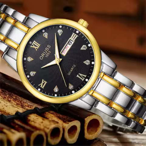 ORUSS Top Brand Luxury OR01 OR02 Couple Watch Men Quartz watch for Lovers Luxury Womens wristwatch S