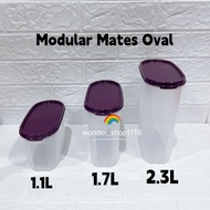 Tupperware Modular Mates Oval II / III / IV - 1.1L / 1.7L/ 2.3L (1)