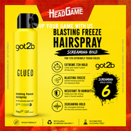 [8.8 BIG SALE]Schwarzkopf Got2b Blasting Freeze Hairspray Screaming Hold 300ml