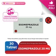 Esomeprazole 20 mg / Maag / Tukak Lambung (30 Tablet)