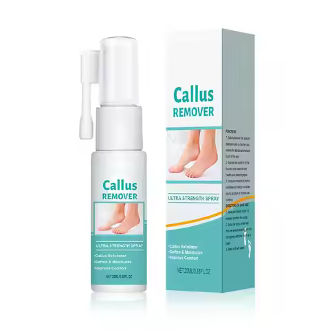 20ML Foot Peeling Spray Callus Remover, Moisturizing Nourishing Foot Exfoliator Spray Gently Exfolia